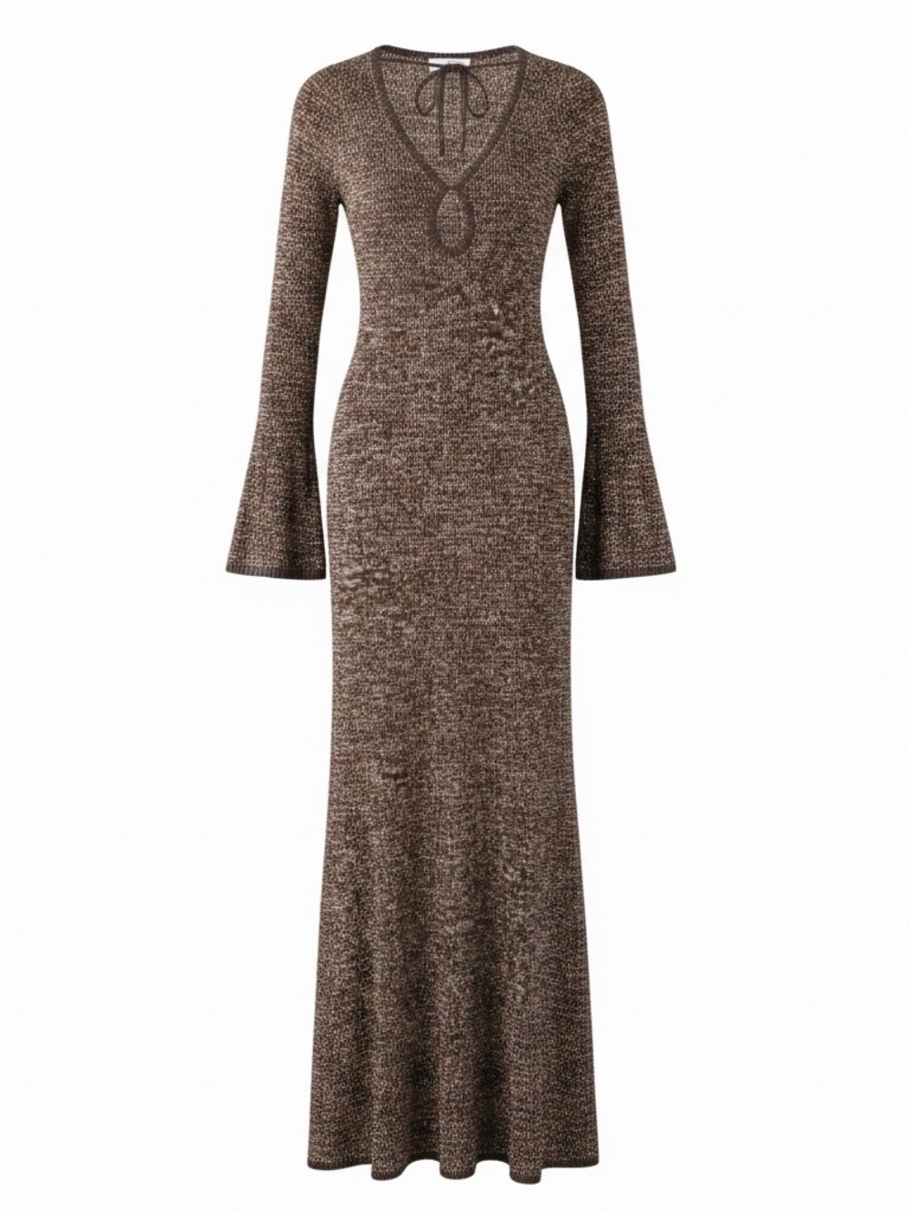 NWT Asta Resort Fiona Keyhole Dress - Tobacco Sequin (Size S)